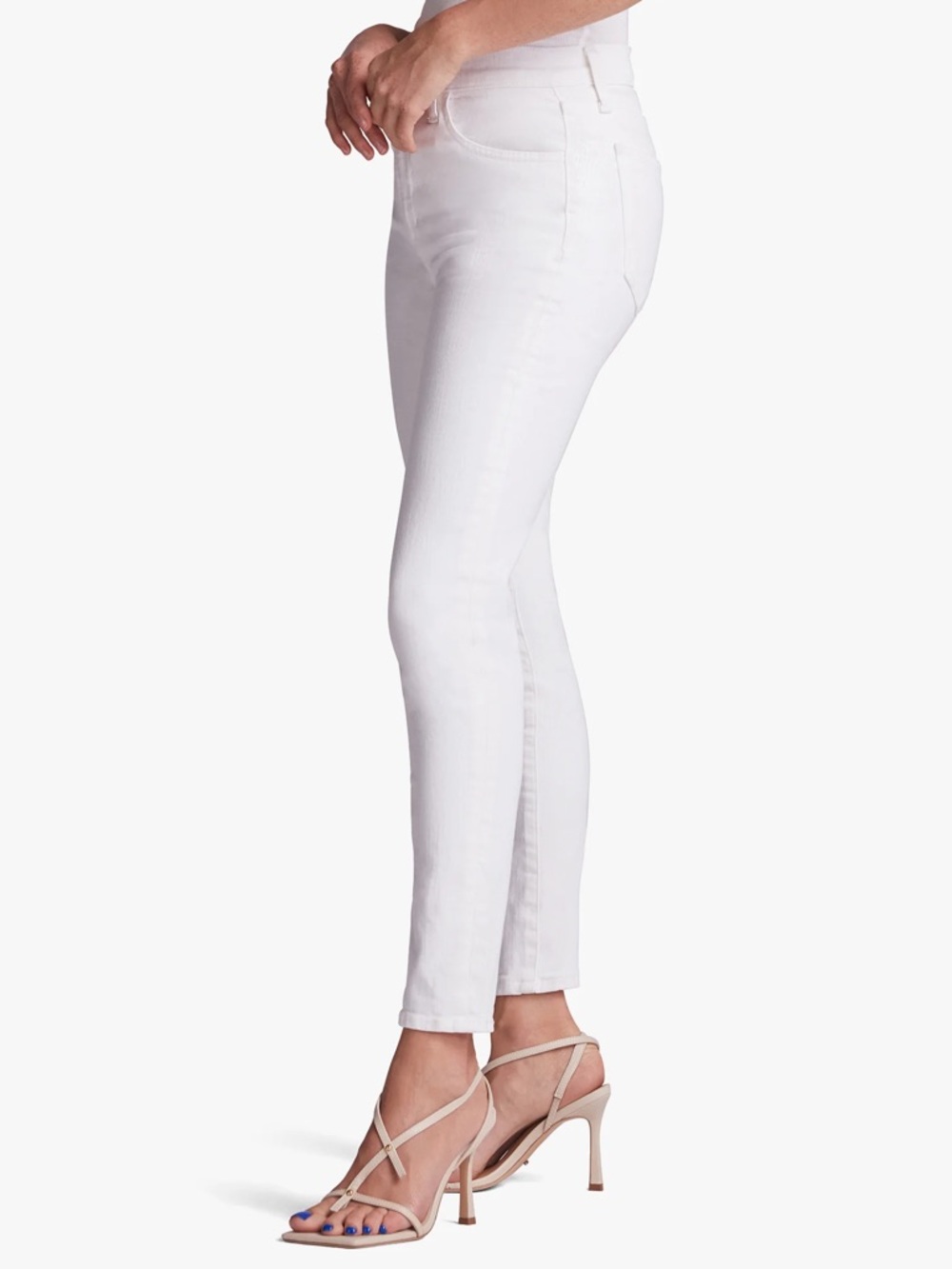 Joe's Jeans White Skinny Ankle Jean NWT Button Fly